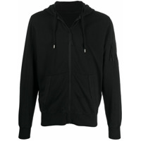 C.P. Company zip-sleeve hoodie - Preto