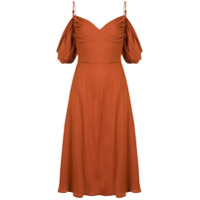 Cult Gaia Vestido midi Katalina - Marrom