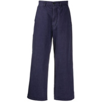 Danton high waisted flare trousers - Azul