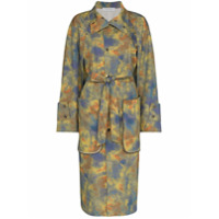 Delada Trench coat tie dye - Verde