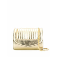 DELAGE Clutch Jeanne metálica - Dourado