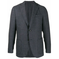 Dell'oglio Blazer slim pied-de-poule - Azul