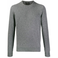 Dell'oglio Suéter decote careca - Cinza