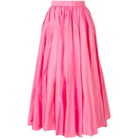 Delpozo A-line midi skirt - Rosa