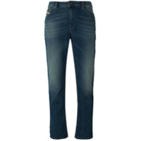 Diesel Calça jeans cropped - Azul