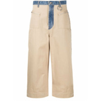 Diesel Calça jeans pantacourt - Neutro