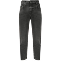 Diesel Calça jeans slim cropped - Cinza