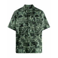 Diesel Camisa com estampa gráfica - Verde