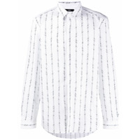 Diesel Camisa reta B-Barbwi - Branco