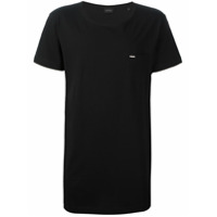 Diesel Camiseta com bolso no busto - Preto