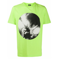 Diesel Camiseta com estampa tie-dye - Verde