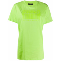 Diesel Camiseta com logo gravado - Verde