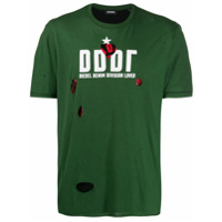 Diesel Camiseta com sobreposição - Verde