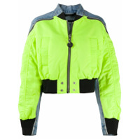 Diesel Jaqueta cropped - Azul