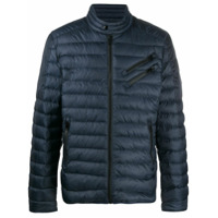 Diesel Jaqueta matelassê com zíper - Azul