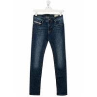 Diesel Kids Calça jeans reta - Azul