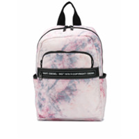 Diesel Mochila com estampa tie-dye - Rosa