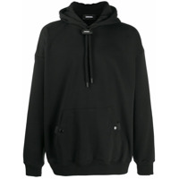 Diesel Moletom com capuz e logo - Preto