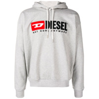 Diesel Moletom com patch de logo - Cinza