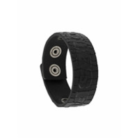 Diesel Pulseira gravada - Preto