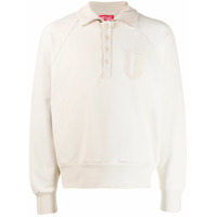 Diesel Red Tag Suéter polo com patch - Branco
