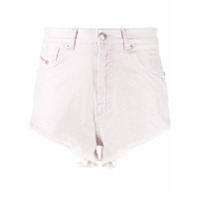 Diesel Short roxo com destroyed