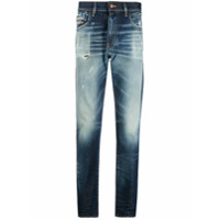 Diesel straight-leg faded jeans - Azul