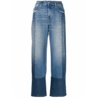 Diesel wide-leg patchwork jeans - Azul