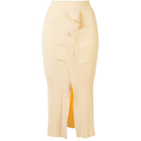 Dion Lee Saia midi - Amarelo