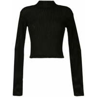 Dion Lee Suéter cropped - Preto