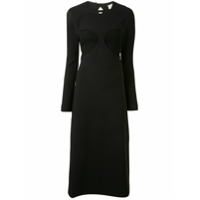 Dion Lee Vestido evasê Contour - Preto