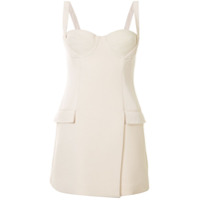 Dion Lee Vestido mini com bustier - Branco