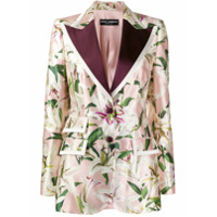 Dolce & Gabbana Blazer com estampa Lily - Rosa