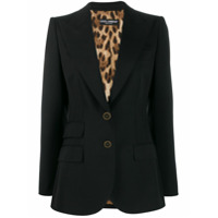 Dolce & Gabbana Blazer com lapelas - Preto