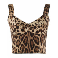 Dolce & Gabbana Blusa animal print - Marrom