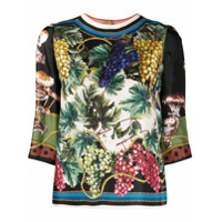 Dolce & Gabbana Blusa com estampa - Verde