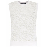Dolce & Gabbana Blusa de renda - Branco
