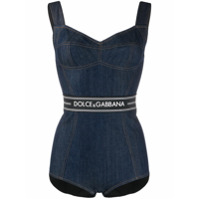 Dolce & Gabbana Body jeans com logo - Azul