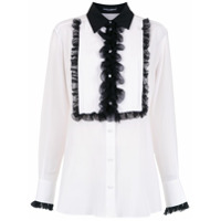 Dolce & Gabbana Camisa com babados - Branco