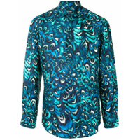 Dolce & Gabbana Camisa com estampa - Azul