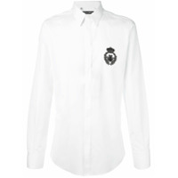 Dolce & Gabbana Camisa com patchwork - Branco