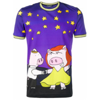 Dolce & Gabbana Camiseta 'La La Pigs' - Roxo