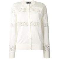 Dolce & Gabbana Cardigan com renda - Branco