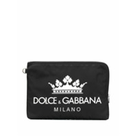 Dolce & Gabbana Clutch com logo - Preto