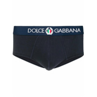 Dolce & Gabbana Cueca boxer com logo - Azul