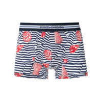 Dolce & Gabbana Cueca boxer estampada - Azul