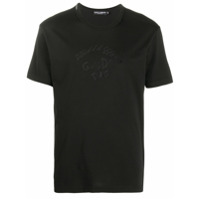 Dolce & Gabbana flocked cotton t-shirt - Preto