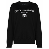 Dolce & Gabbana logo-print sweatshirt - Preto