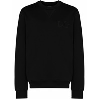 Dolce & Gabbana Moletom com logo bordado - Preto