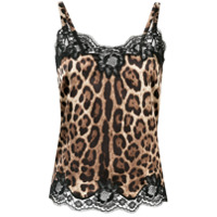 Dolce & Gabbana Regata com animal print - Marrom